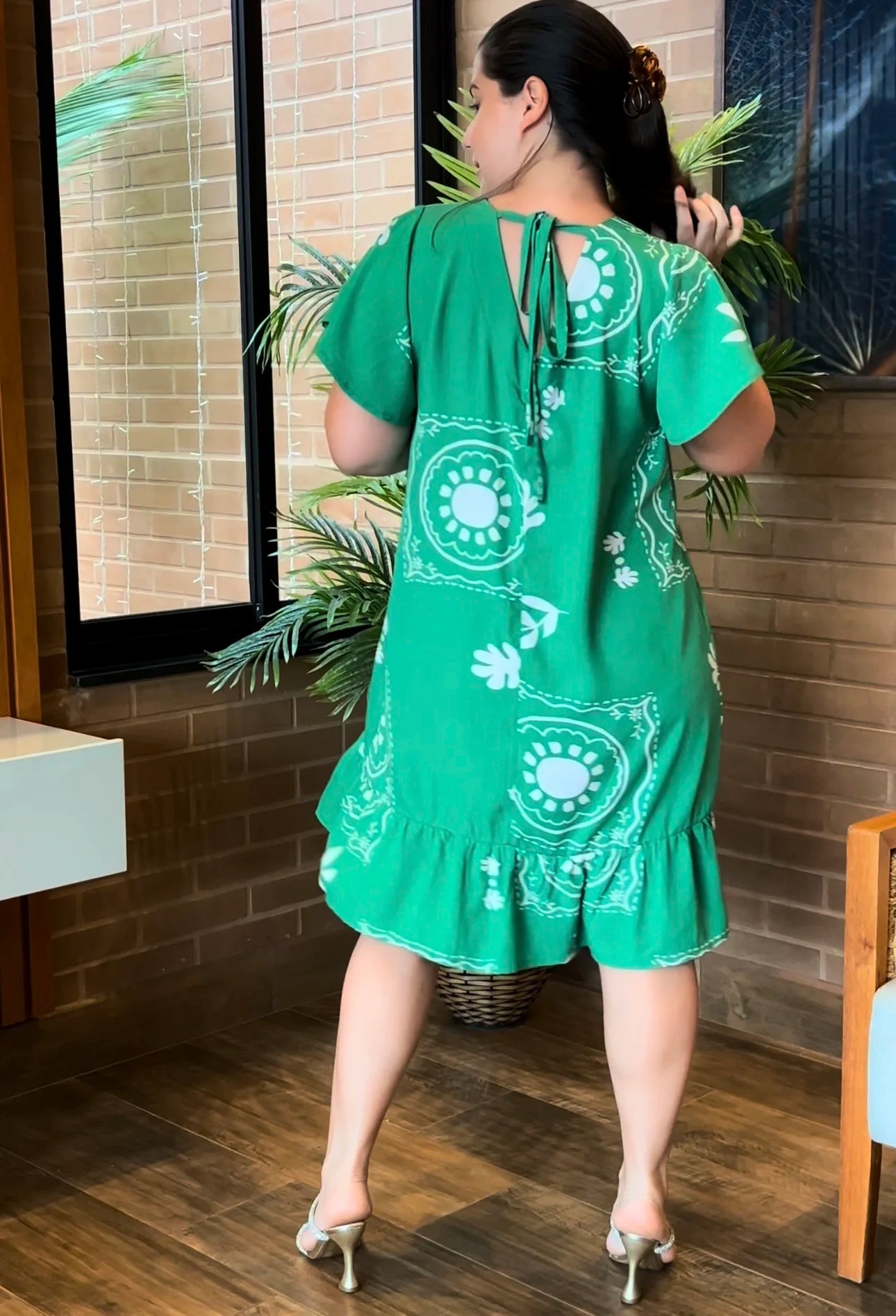 Vestido Green Plus Size