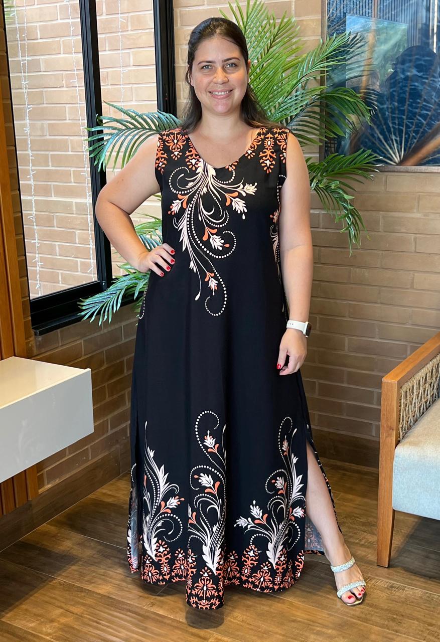 Vestido Longo Venah Plus Size