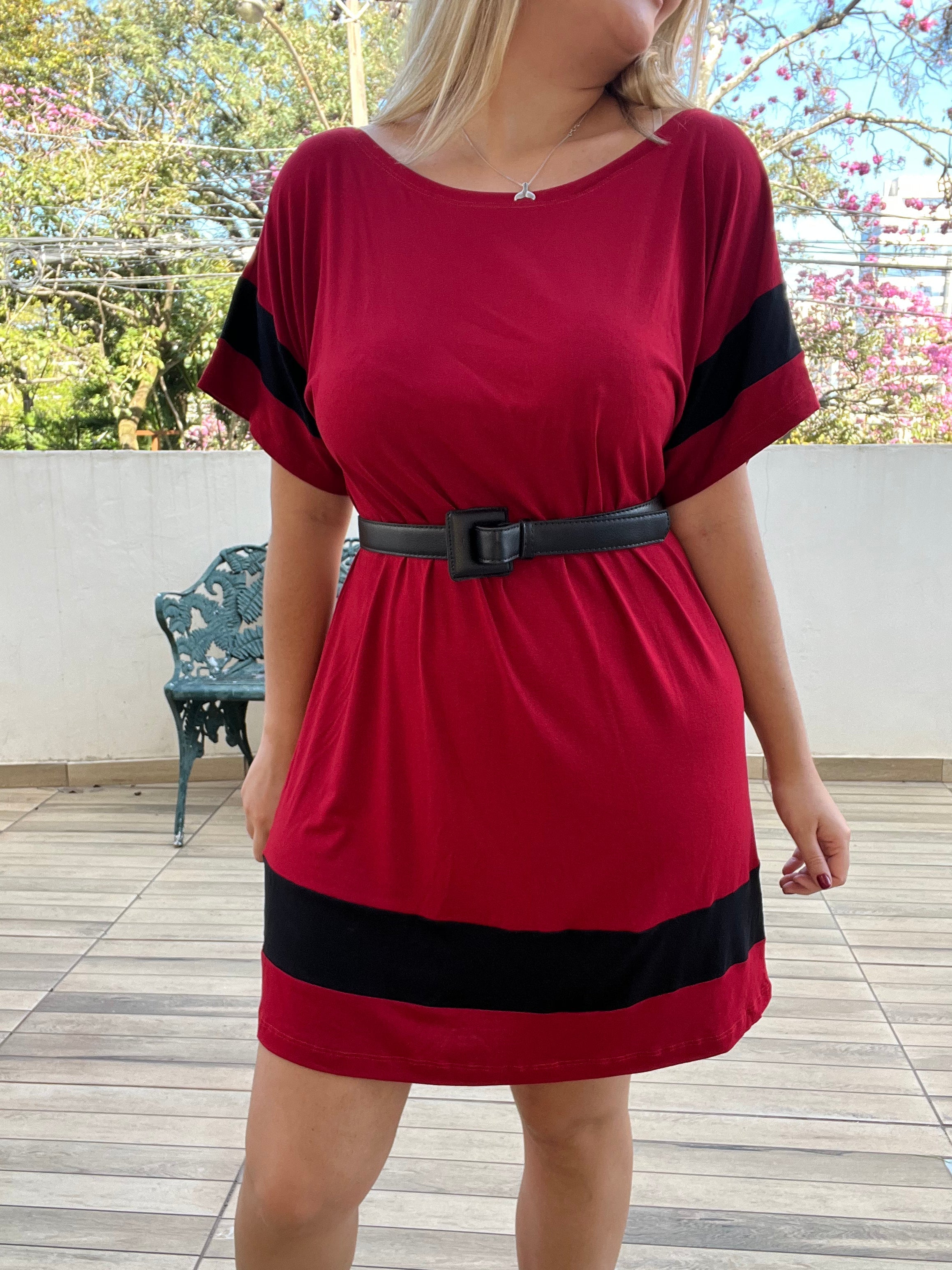 Vestido Camisetão Manga Oversized Chicago