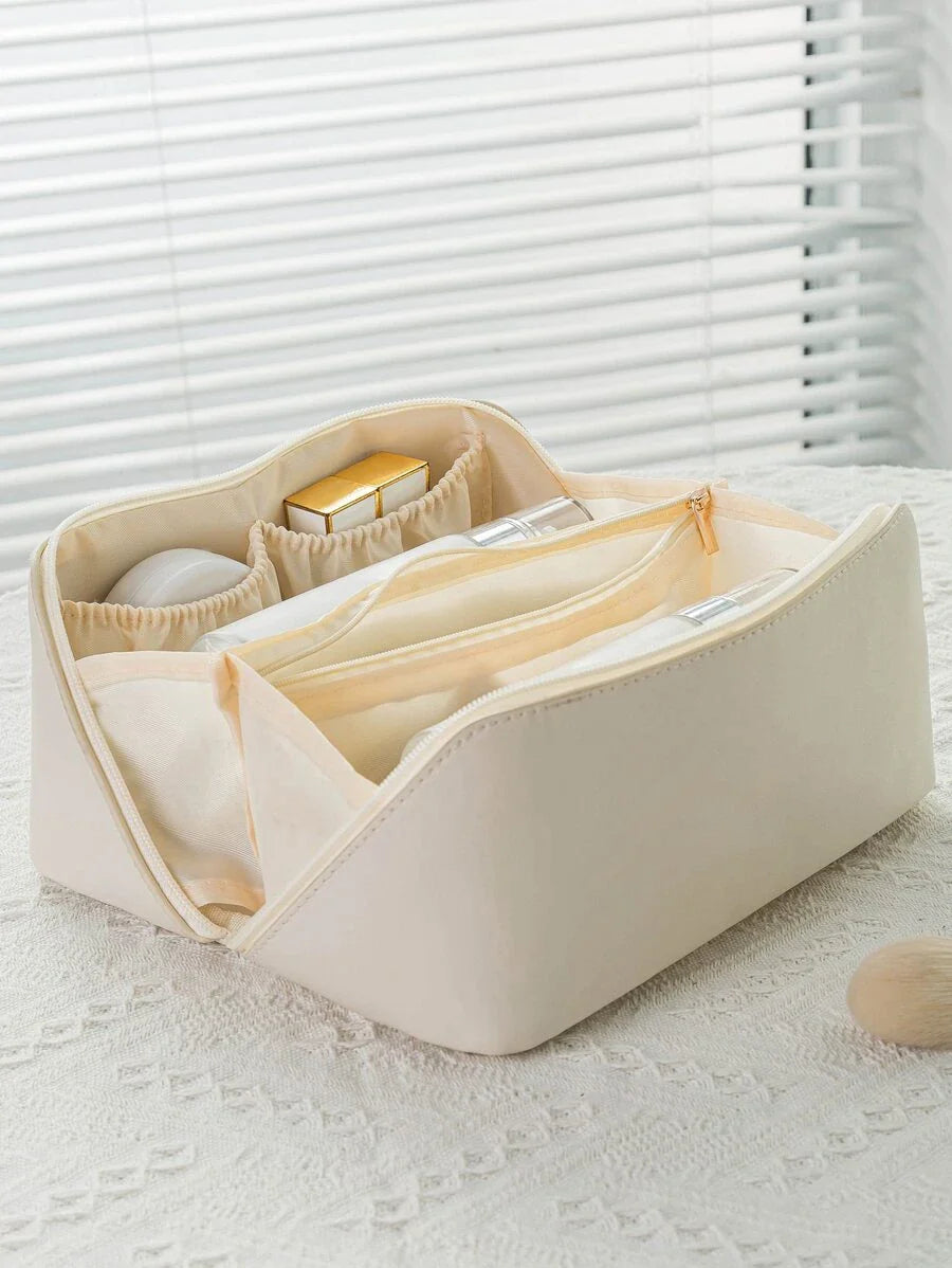 Cosmetic Bag - Bolsa em Couro Organizadora de Skin Care e Maquiagens