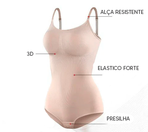 Perfect Shaper - Body Modelador Para o Dia a Dia