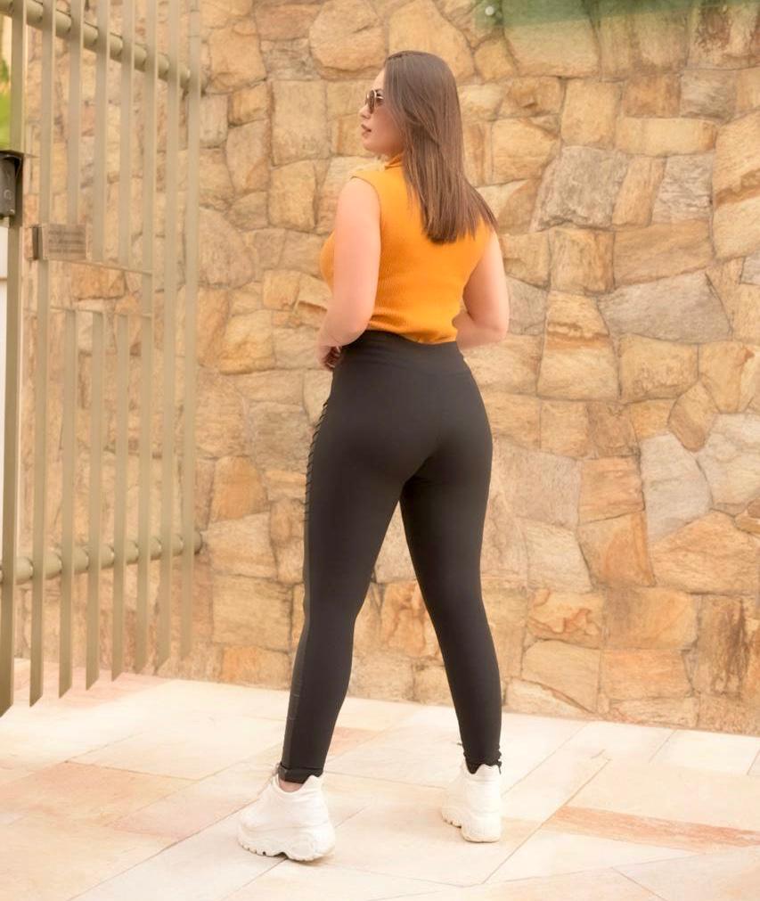 Calça Legging Faux